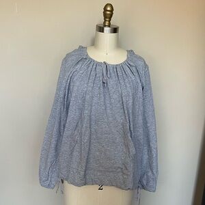 Hanna Andersson Pullover Hoodie, Gray, Size XS